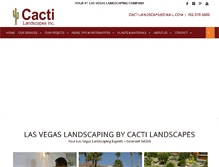 Tablet Screenshot of cactilandscape.com